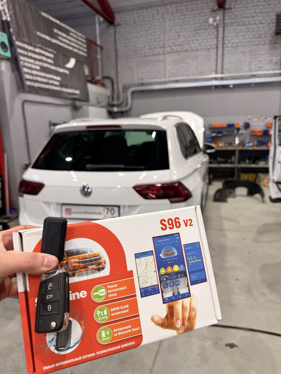 Монтаж сигнализации StarLine S96 v2 с автозапуском