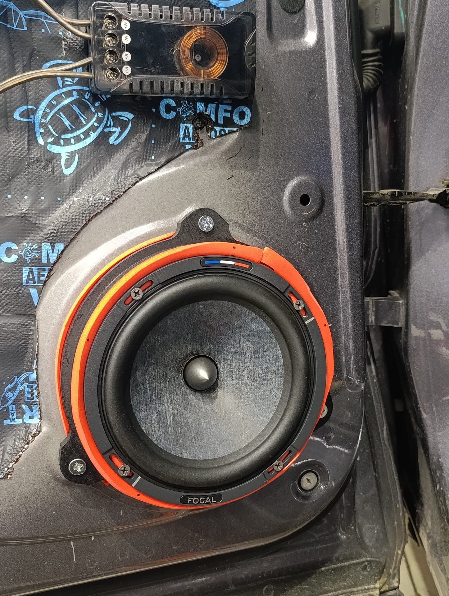 Шумоизоляция дверей + замена штатной акустики в Chery Tiggo 7 pro max  фото 7